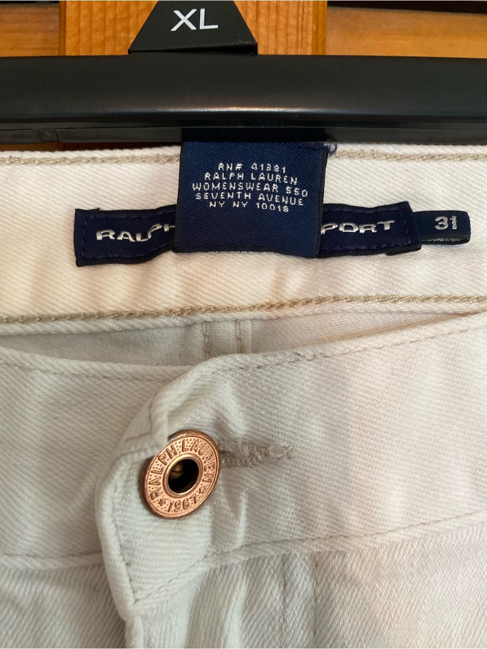 Ralph Lauren Sport women’s White Straight-Leg Jeans - Picture 4 of 12